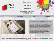 Tablet Screenshot of poly-copies.be